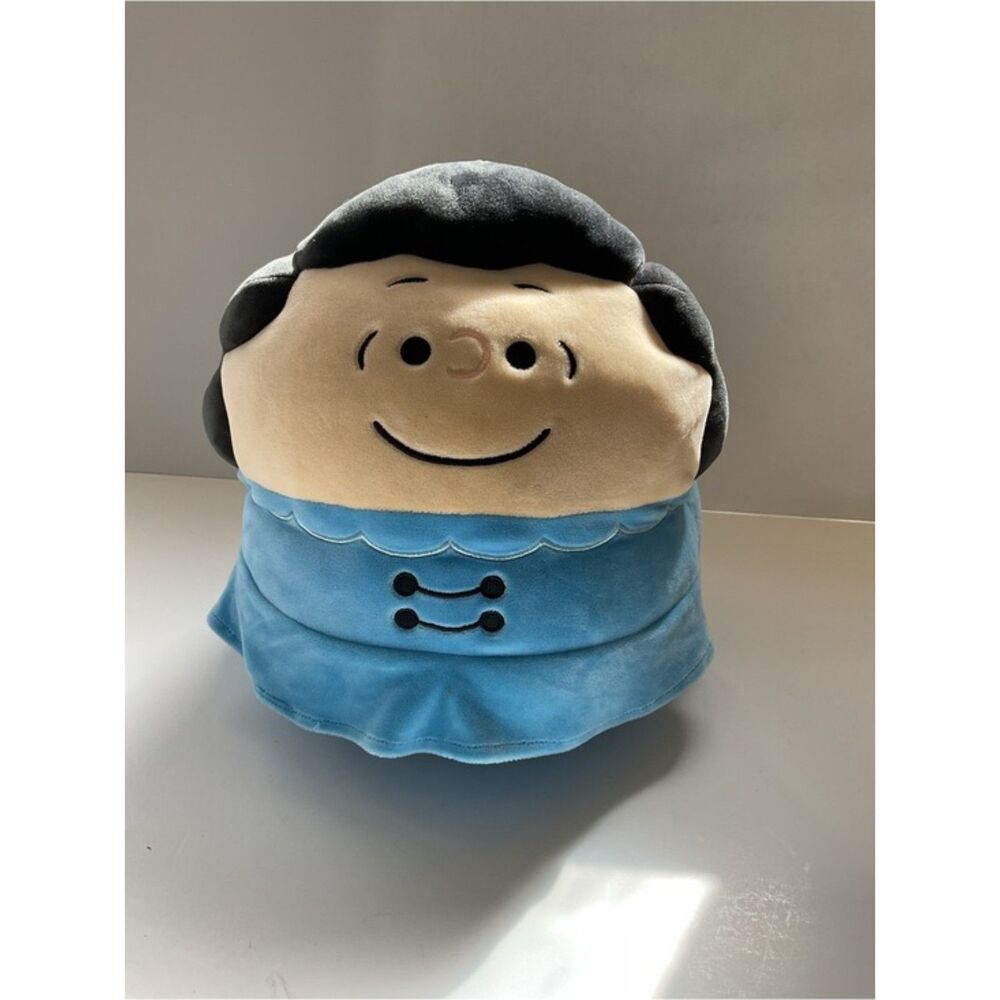 Squishmallows Peanuts Lucy van Pelt Plush Kellytoy Stuffed Animal 10 Inch Blue
